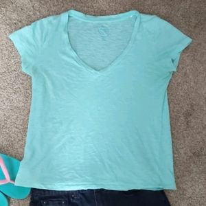 So Perfect Tee . Light Aqua . Size S